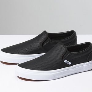 Vans Perf Leather Slip On